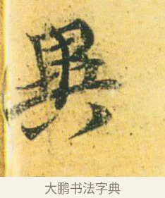 異 · 王徽之 · 行草（书体参考） · 新月帖 · 第 1 页