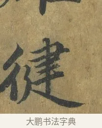 健 · 蔡襄 · 楷书（书体参考） · 谢赐御书诗表 · 第 3 页