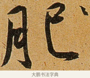 肌 · 王宠 · 草书（书体参考） · 王宠《李白古风诗卷》 · 第 6 页